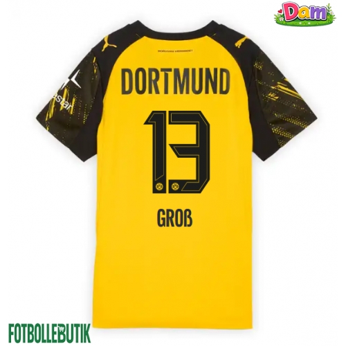 Borussia Dortmund Pascal Gross #13 Hemmatröja Kvinnor 2025-26 Kortärmad